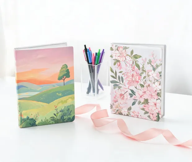 Planner and journal production samples